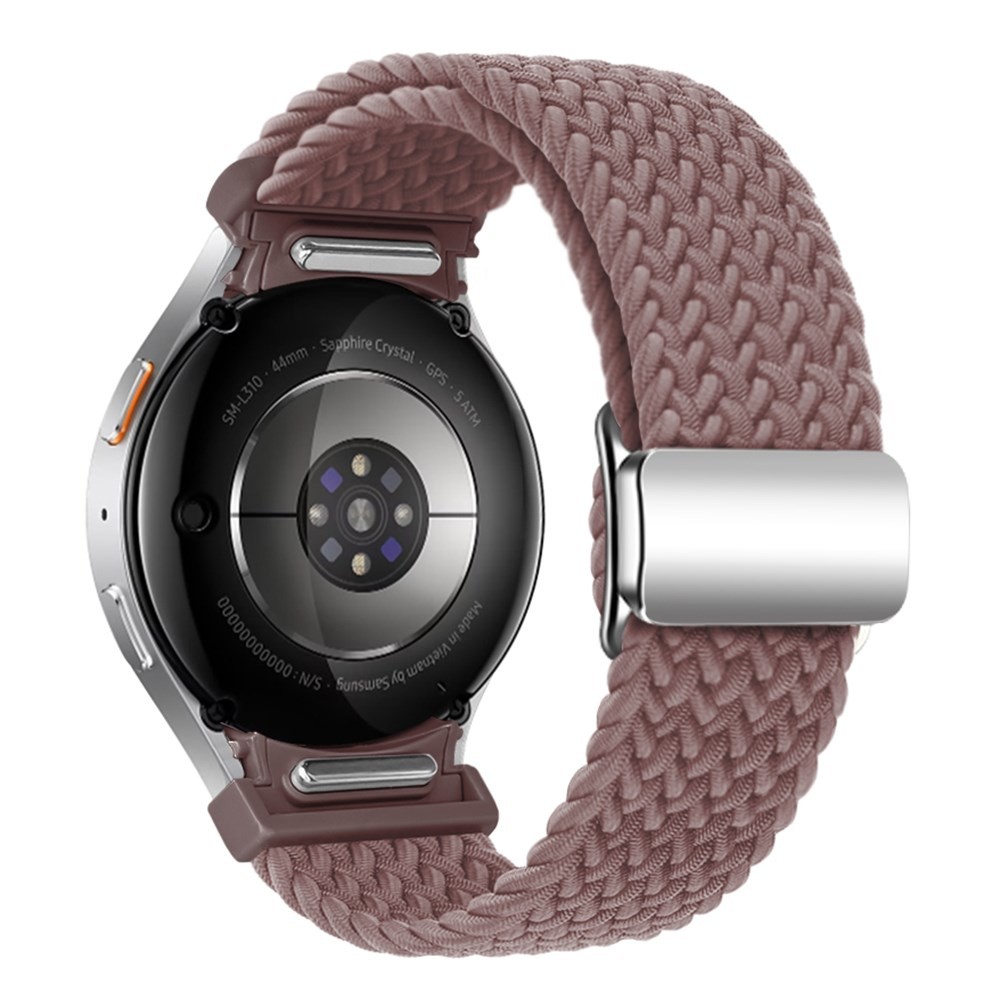 Samsung Galaxy Watch 5/5 Active/5 Pro/6/6 Classic/7/FE - 40 mm KALEBOL Πλεκτό Λουράκι Smoke Purple
