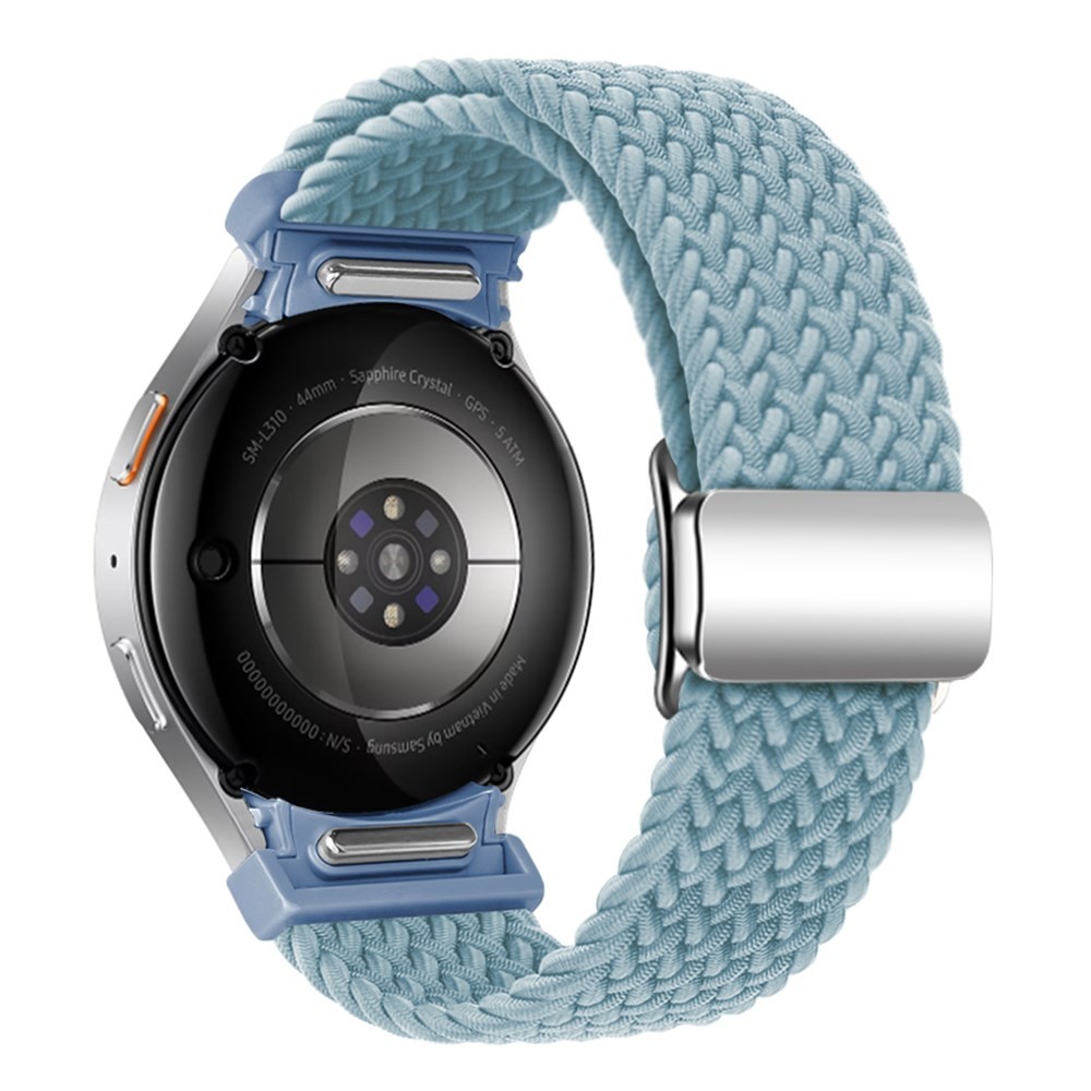 Samsung Galaxy Watch 5/5 Active/5 Pro/6/6 Classic/7/FE - 40 mm KALEBOL Πλεκτό Λουράκι Rock Blue