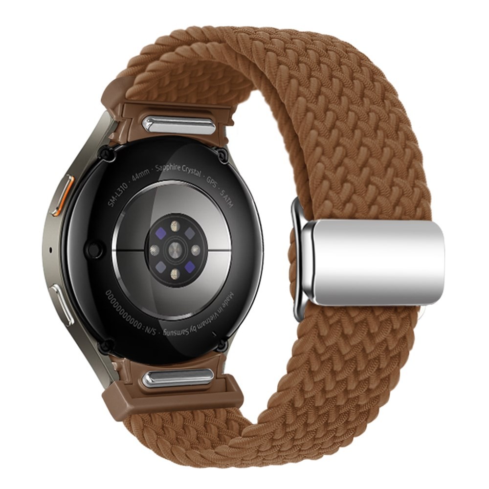 Samsung Galaxy Watch 5/5 Active/5 Pro/6/6 Classic/7/FE - 40 mm KALEBOL Πλεκτό Λουράκι Brown