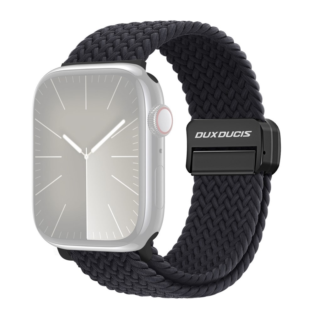 Apple Watch Series 7/8/9/10/SE - 38/40/41/42 mm DUX DUCIS Λουράκι Από Nylon Black