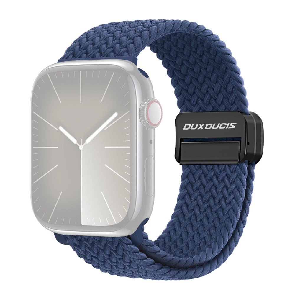 Apple Watch Series 7/8/9/10/SE - 38/40/41/42 mm DUX DUCIS Λουράκι Από Nylon Blue