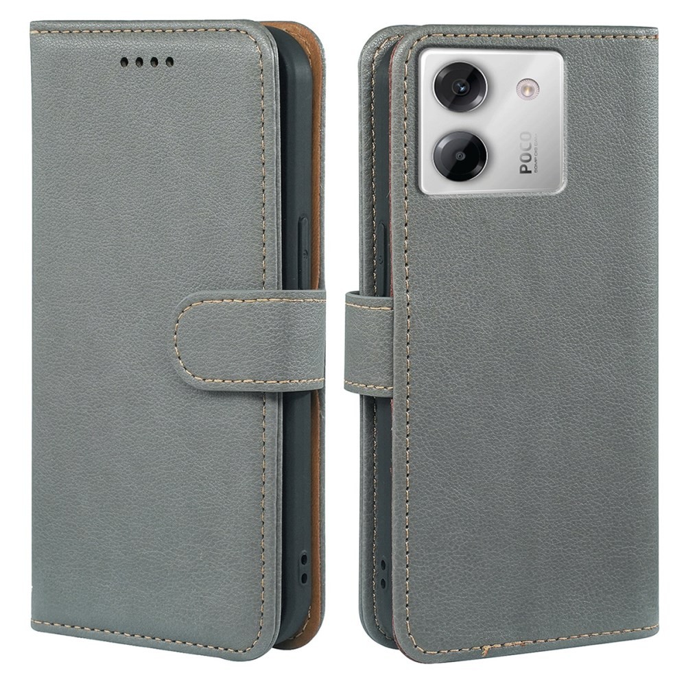 Xiaomi Poco M7 Pro 5G Lite Θήκη Πορτοφόλι Grey