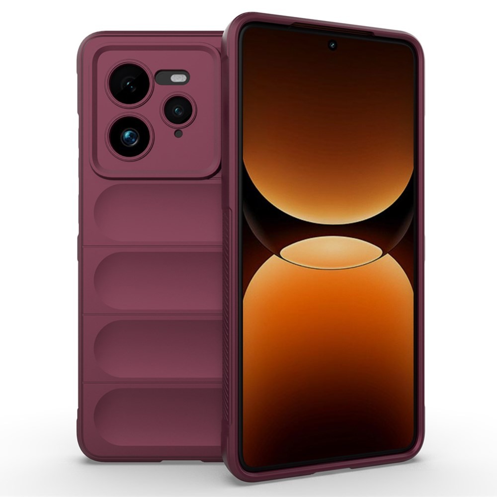 Realme GT 7 Pro 5G Magic Shield Θήκη Σιλικόνης Wine Red