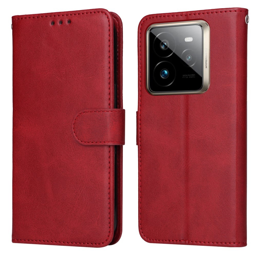 Realme GT 7 Pro 5G Basic Θήκη Πορτοφόλι Red