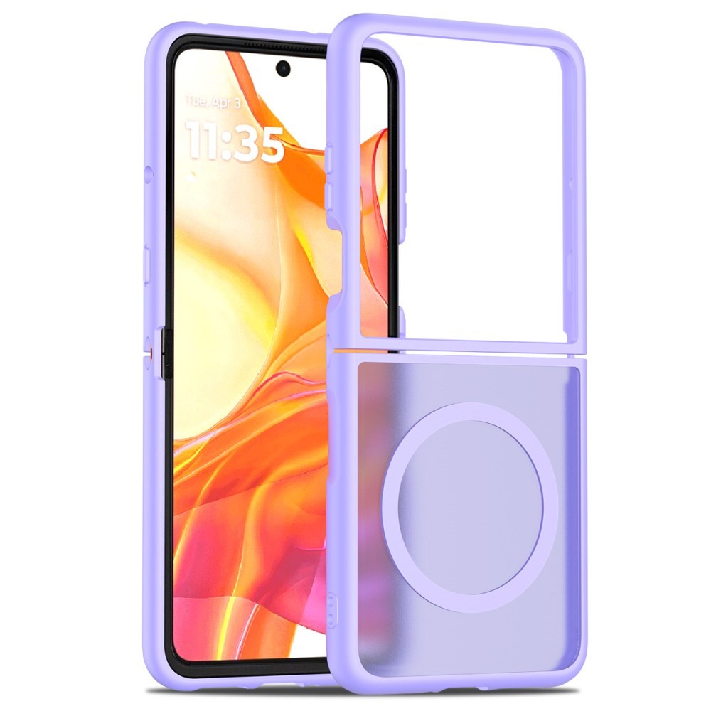 Motorola Razr 60 Ultra 5G Matte Magsafe Σκληρή Θήκη Purple