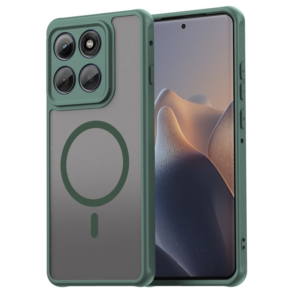 Motorola Edge 60 Pro 5G Magsafe Ημιδιάφανη Σκληρή Θήκη Green