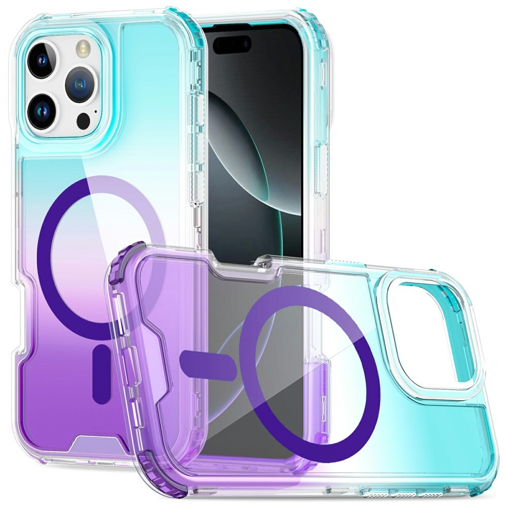 Apple iPhone 16 Pro Max MagSafe Gradient Σκληρή Θήκη Baby Blue/Purple