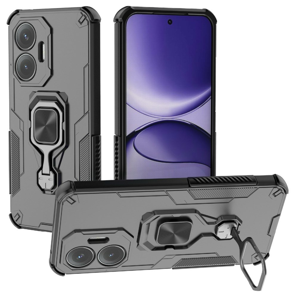 Xiaomi Poco F7 5G Magnetic Ring Σκληρή Θήκη με Δαχτυλίδι Black