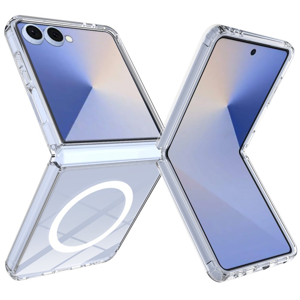 Samsung Galaxy Z Flip7 5G MagSafe TPU+Acrylic Σκληρή Θήκη Transparent