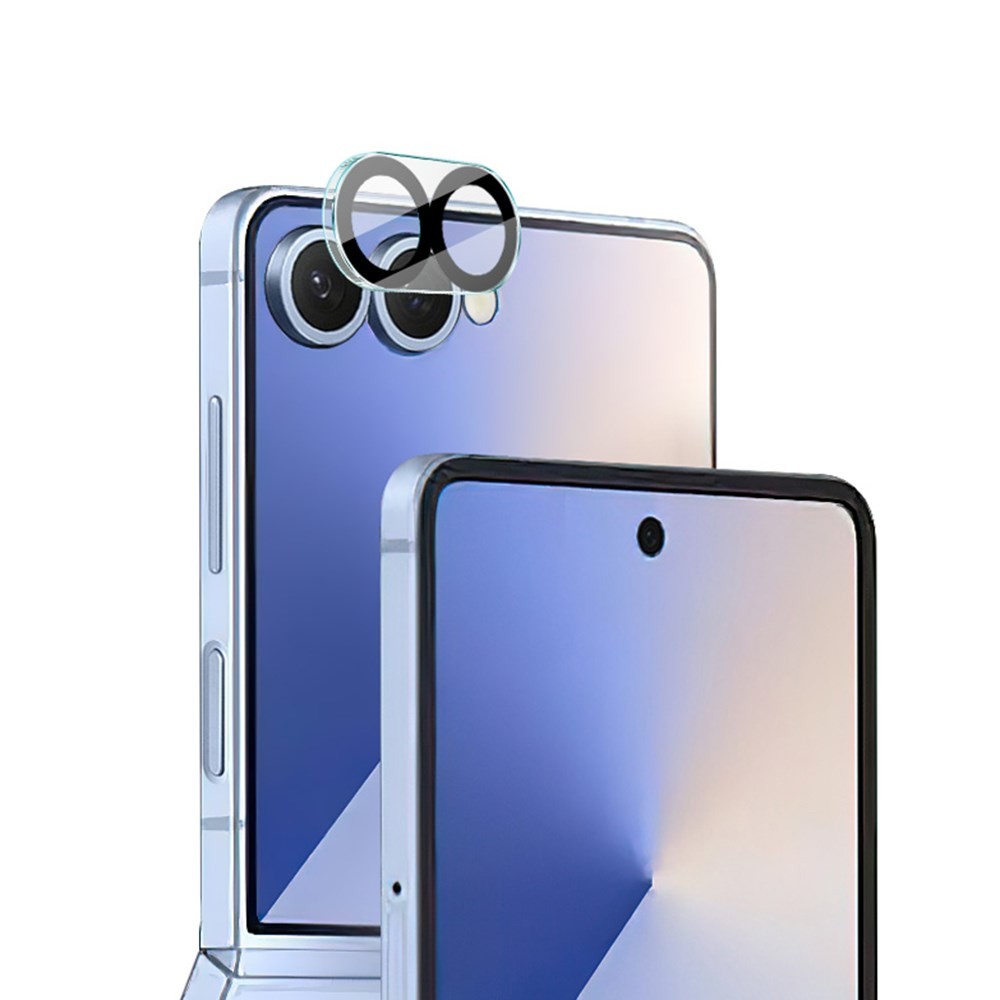 Samsung Galaxy Z Flip7 5G IMAK Τζαμάκι για Κάμερα Black Circle Design