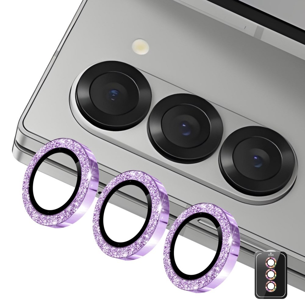Samsung Galaxy Z Fold7 5G ENKAY Κρίκοι Προστασίας για Κάμερα - Lens Protector Rings Purple