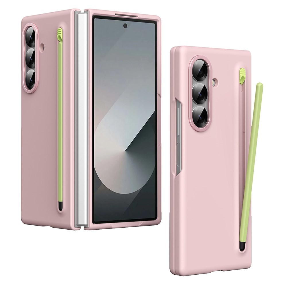 Samsung Galaxy Z Fold7 5G Σκληρή Θήκη με Στήριγμα και Pop Up Πενάκι Pink