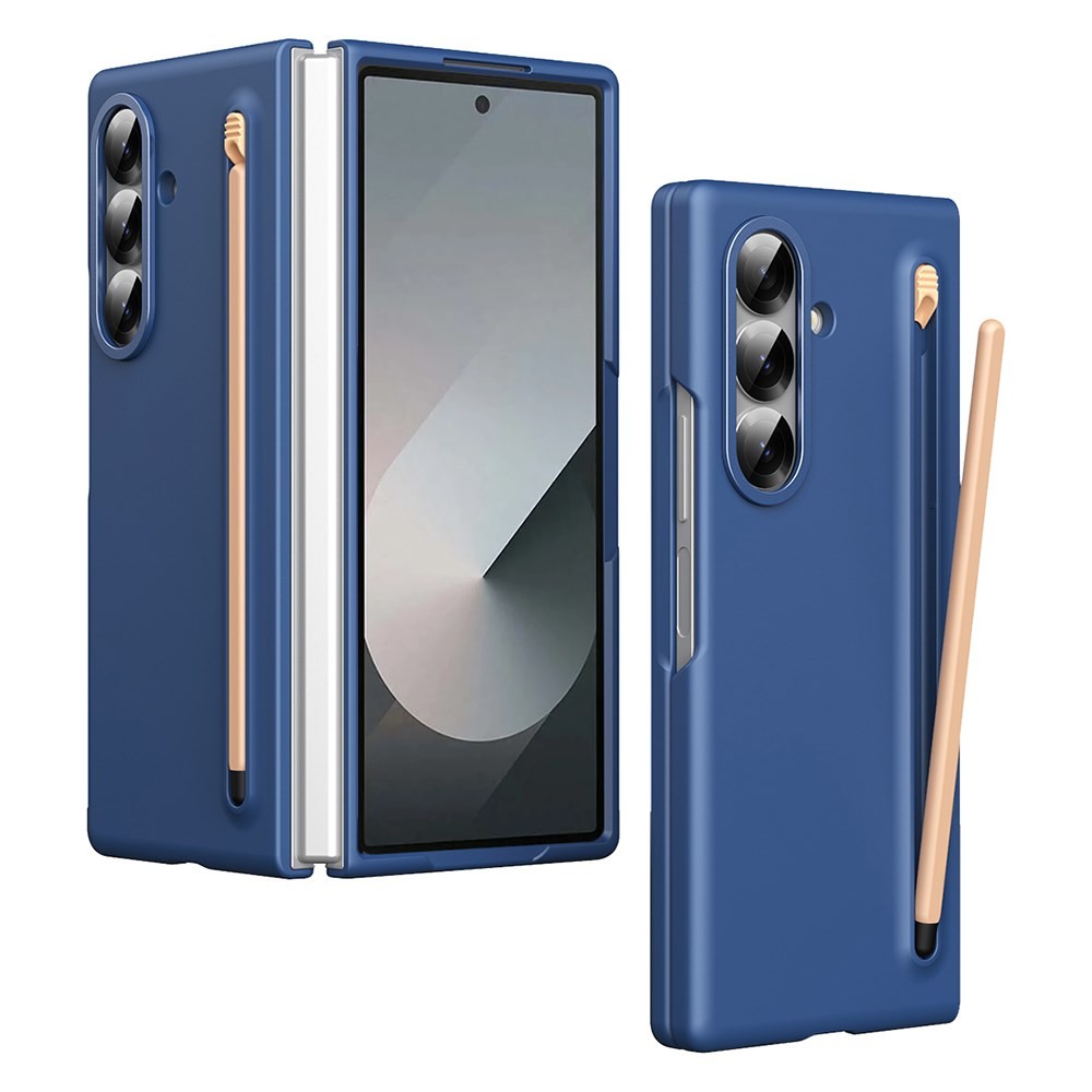 Samsung Galaxy Z Fold7 5G Σκληρή Θήκη με Στήριγμα και Pop Up Πενάκι Sapphire