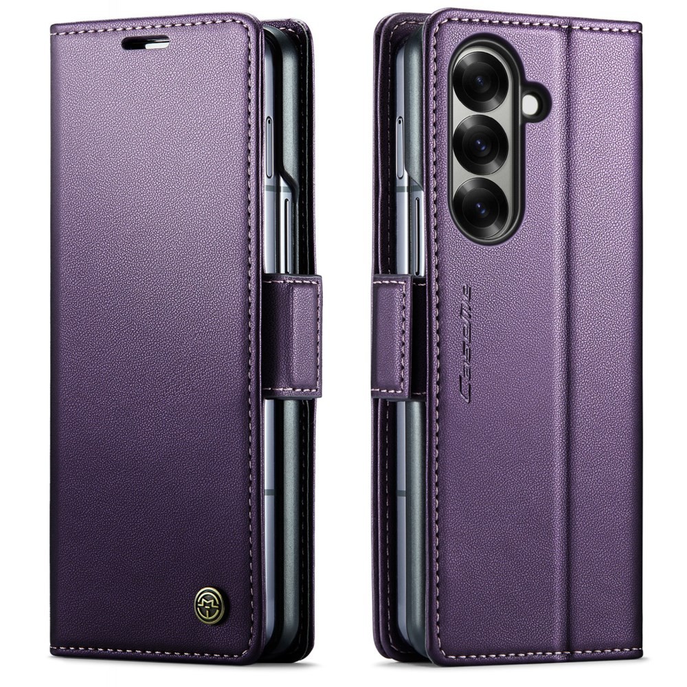 Samsung Galaxy Z Fold7 5G CaseMe 023 Luminus Θήκη Πορτοφόλι Purple