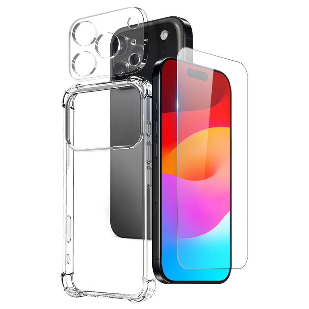 Apple iPhone 17 Pro Max NORTHJO Θήκη Σιλικόνης 3 σε 1 Transparent