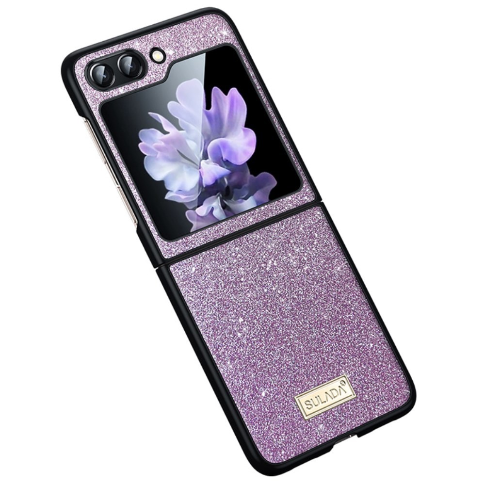 Samsung Galaxy Z Flip6 5G / Z Flip7 FE 5G SULADA Glitter Σκληρή Θήκη Purple