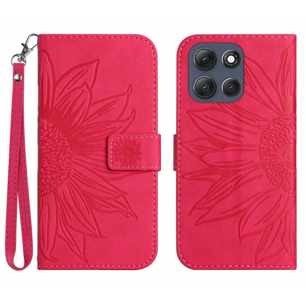 Motorola Moto G86 5G Sun Flower Θήκη Πορτοφόλι Rose