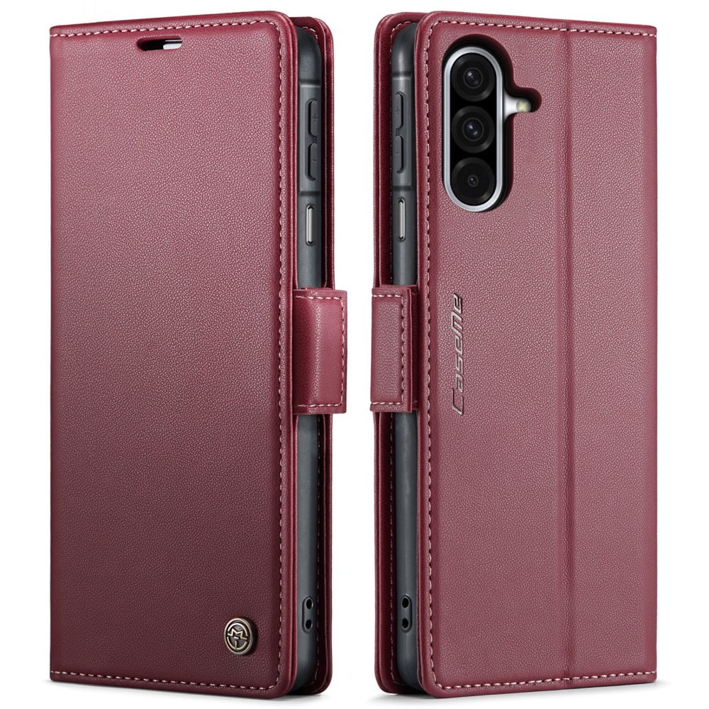 Samsung Galaxy A17 4G / 5G CaseMe 023 Luminus Θήκη Πορτοφόλι Wine Red