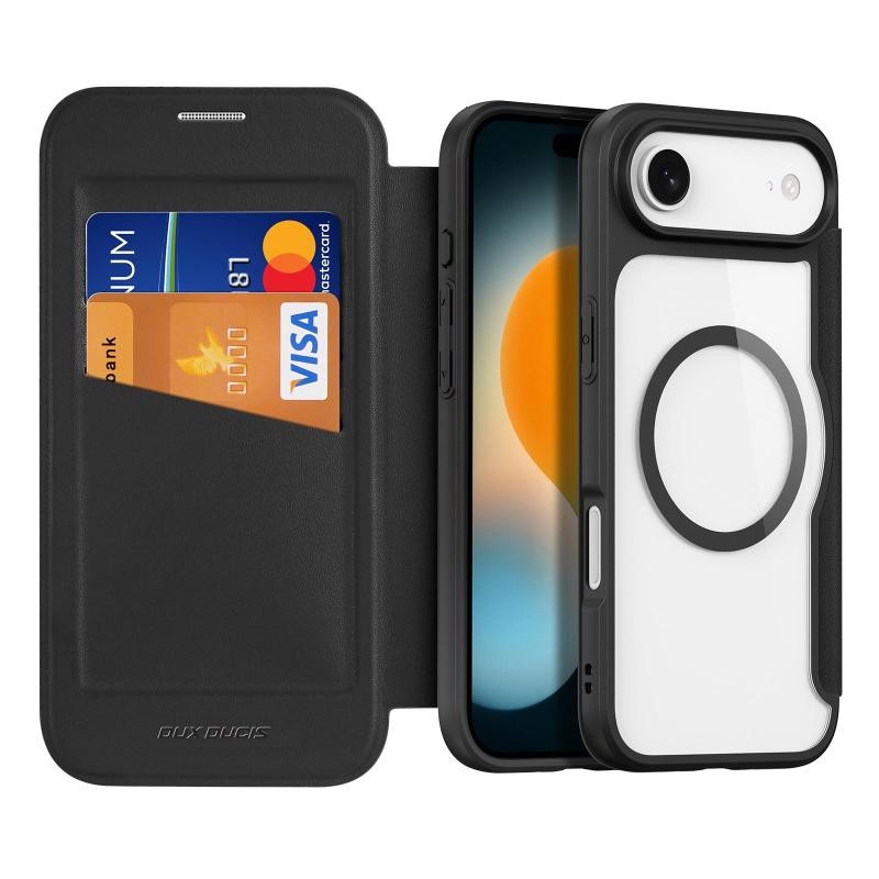 Apple iPhone Air DUX DUCIS Skin X Pro Series Magsafe Θήκη Βιβλίο Black