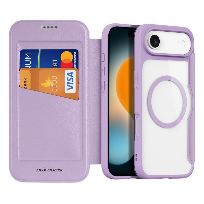 Apple iPhone Air DUX DUCIS Skin X Pro Series Magsafe Θήκη Βιβλίο Purple