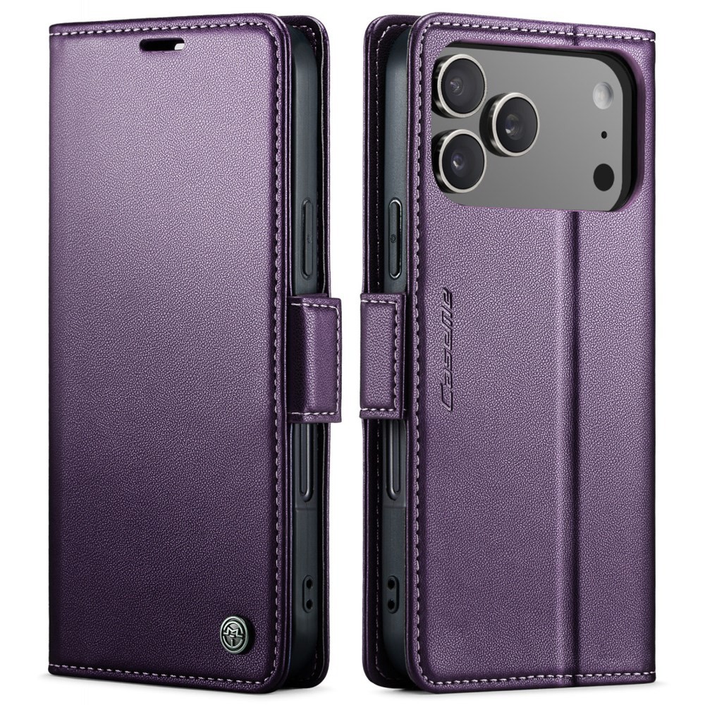Apple iPhone 17 Pro Max CaseMe 023 Luminus Θήκη Πορτοφόλι Purple