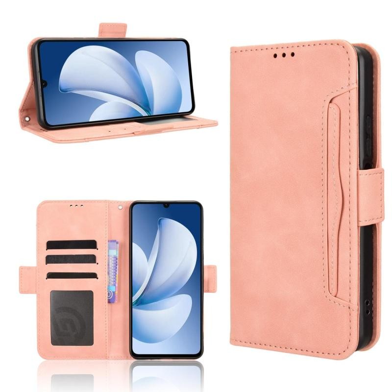 Realme Note 70T 4G Multiple Cards Θήκη Πορτοφόλι Pink