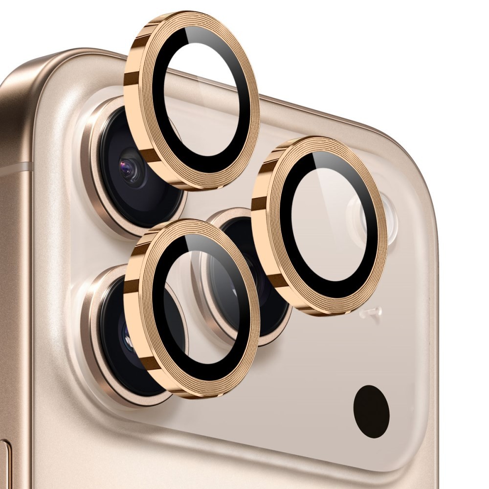 Apple iPhone 17 Pro NORTHJO Κρίκοι Προστασίας για Κάμερα Gold
