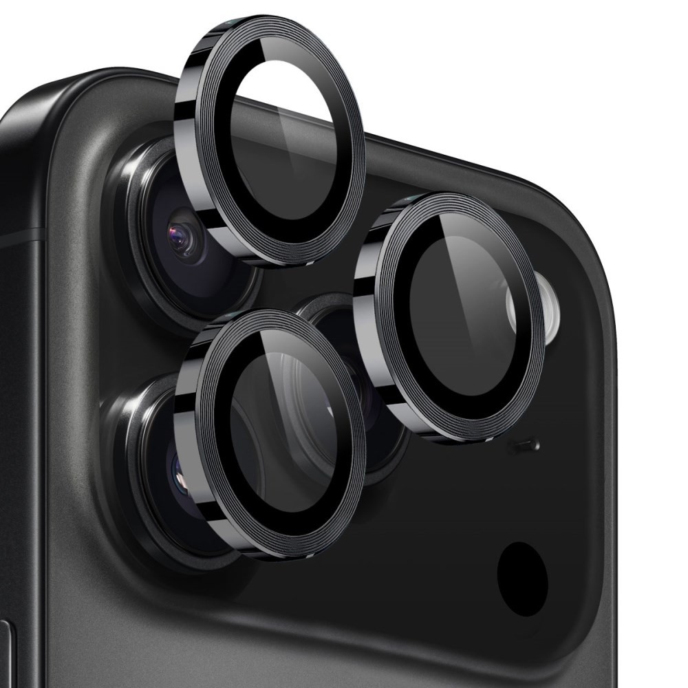 Apple iPhone 17 Pro Max NORTHJO Κρίκοι Προστασίας για Κάμερα Black