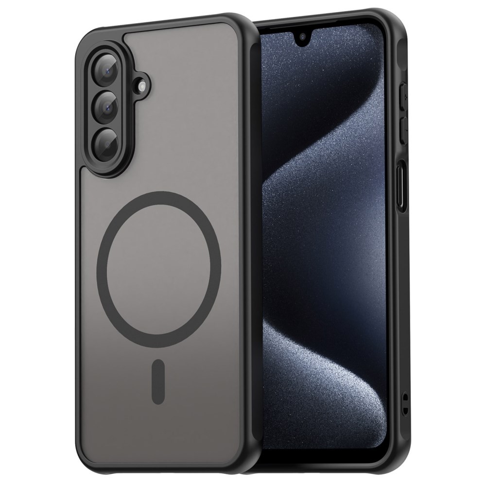 Samsung Galaxy A17 4G / 5G Magsafe Ημιδιάφανη Σκληρή Θήκη Black