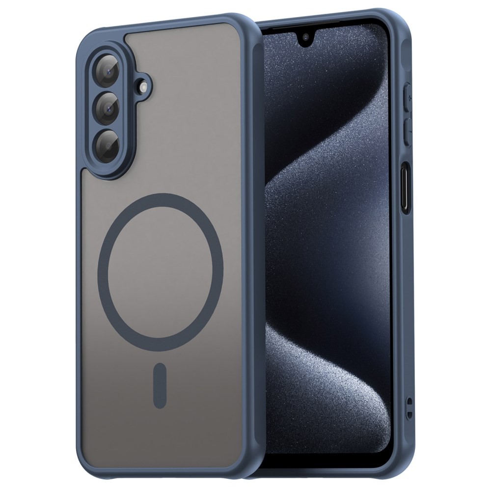 Samsung Galaxy A17 4G / 5G Magsafe Ημιδιάφανη Σκληρή Θήκη Blue