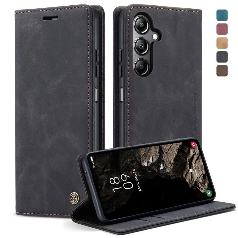 Samsung Galaxy A05s CaseMe 013 Retro Θήκη Βιβλίο Black