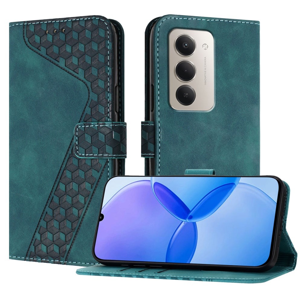 Xiaomi Redmi 15 4G / 5G Seven Cubic Θήκη Πορτοφόλι Dark Green