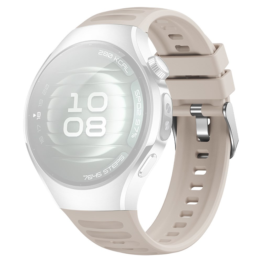 Huawei Watch 5 - 42mm Λουράκι Σιλικόνης Beige