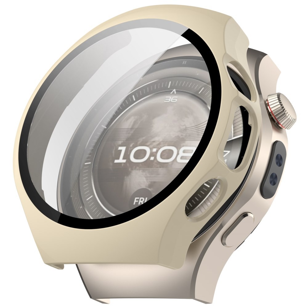Huawei Watch 5 - 42mm WANLONFENG Θήκη και Προστασία Οθόνης Beige
