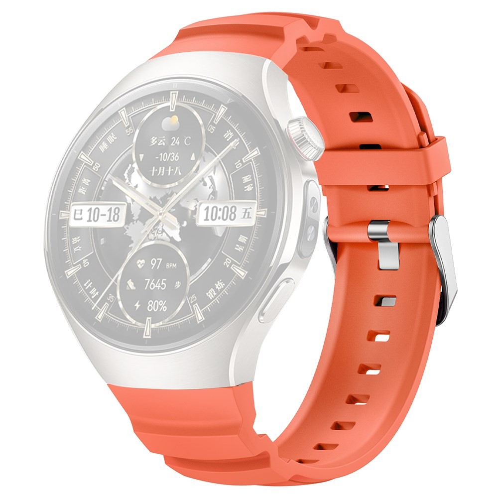 Huawei Watch 5 - 46mm Λουράκι Σιλικόνης Orange