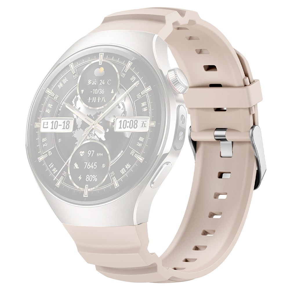 Huawei Watch 5 - 46mm Λουράκι Σιλικόνης Beige