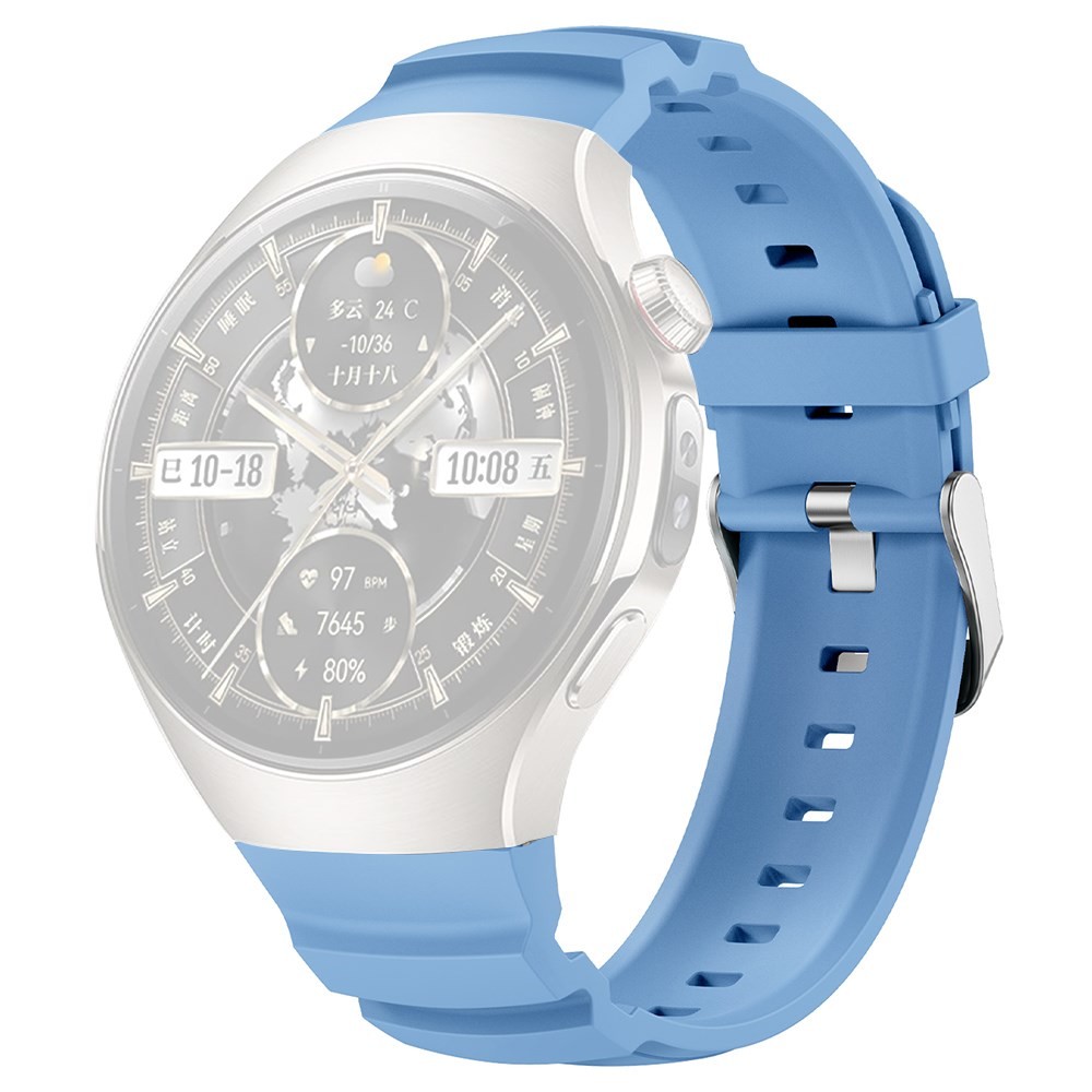 Huawei Watch 5 - 46mm Λουράκι Σιλικόνης Baby Blue