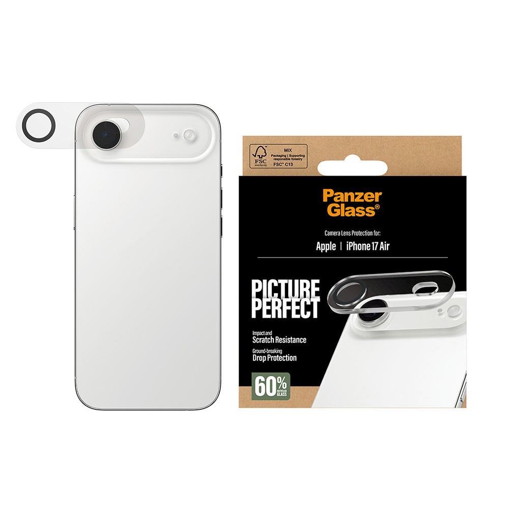 Apple iPhone Air PanzerGlass PicturePerfect Camera Lens Protector Transparent/Black