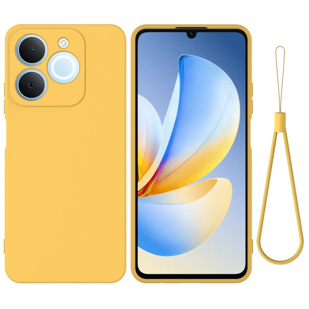 Realme Note 70T 4G Solid Color Θήκη Σιλικόνης Yellow