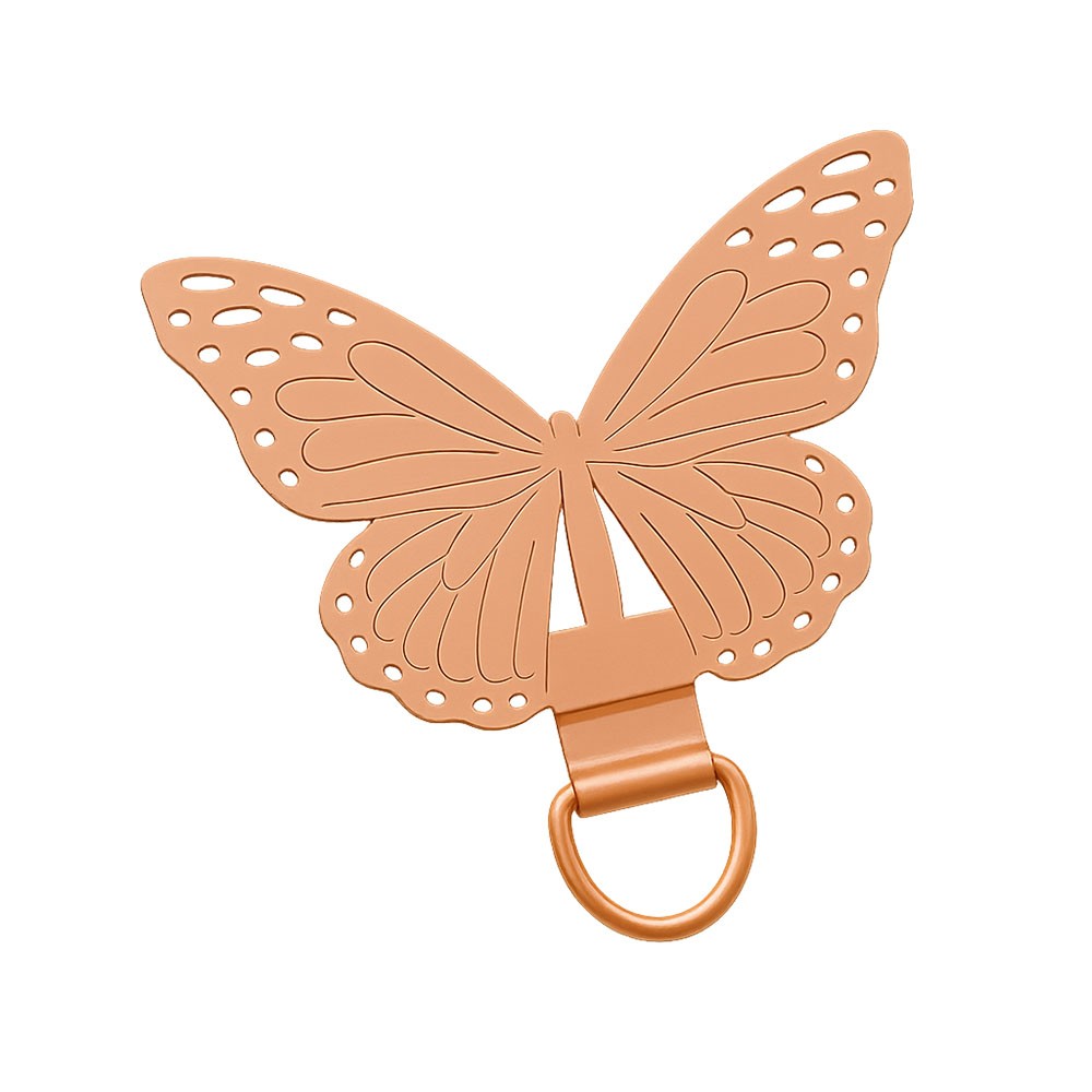 OEM  Μεταλλικό Tab για Λουράκι Λαιμού Rose Gold