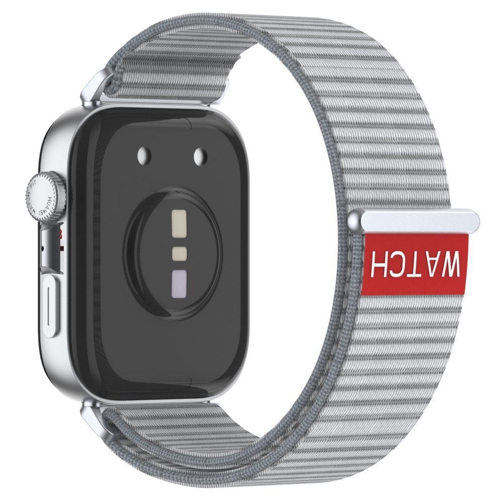 Huawei Watch Fit 3/ Fit 4/ Fit 4 Pro KALEBOL Λουράκι Από Nylon Light Grey