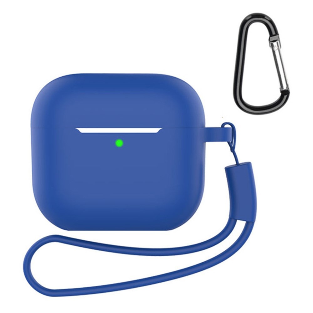 Apple AirPods 4 Θήκη Σιλικόνης με Λουράκι Sapphire