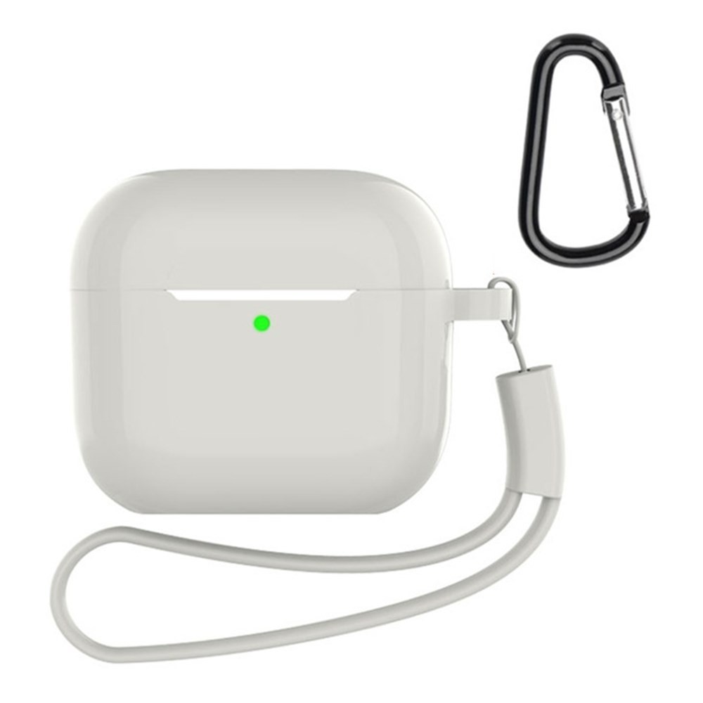 Apple AirPods 4 Θήκη Σιλικόνης με Λουράκι Transparent