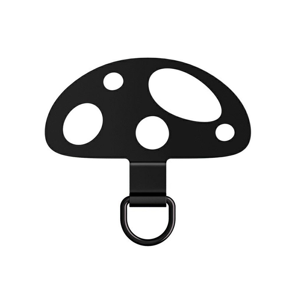 OEM  Μεταλλικό Tab για Λουράκι Λαιμού Black