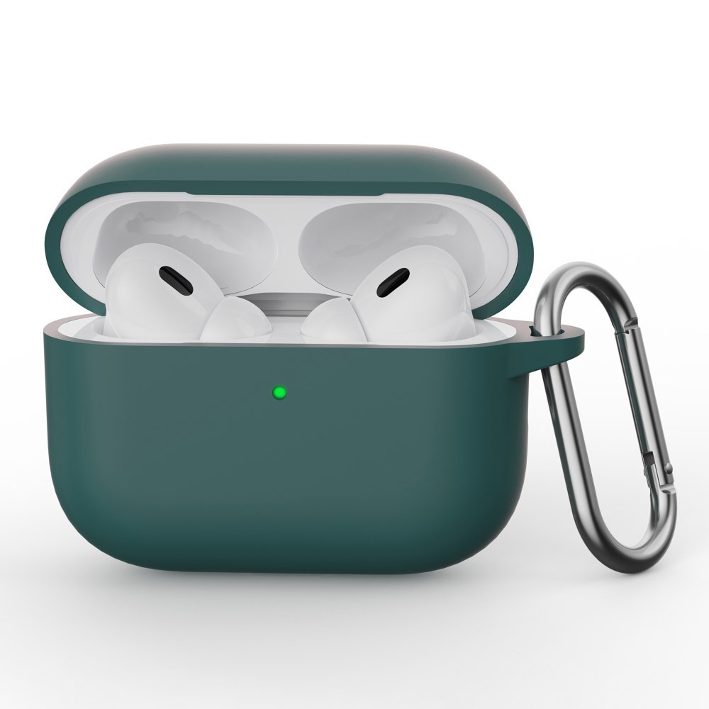 Apple AirPods Pro 3 Θήκη Σιλικόνης Blackish Green