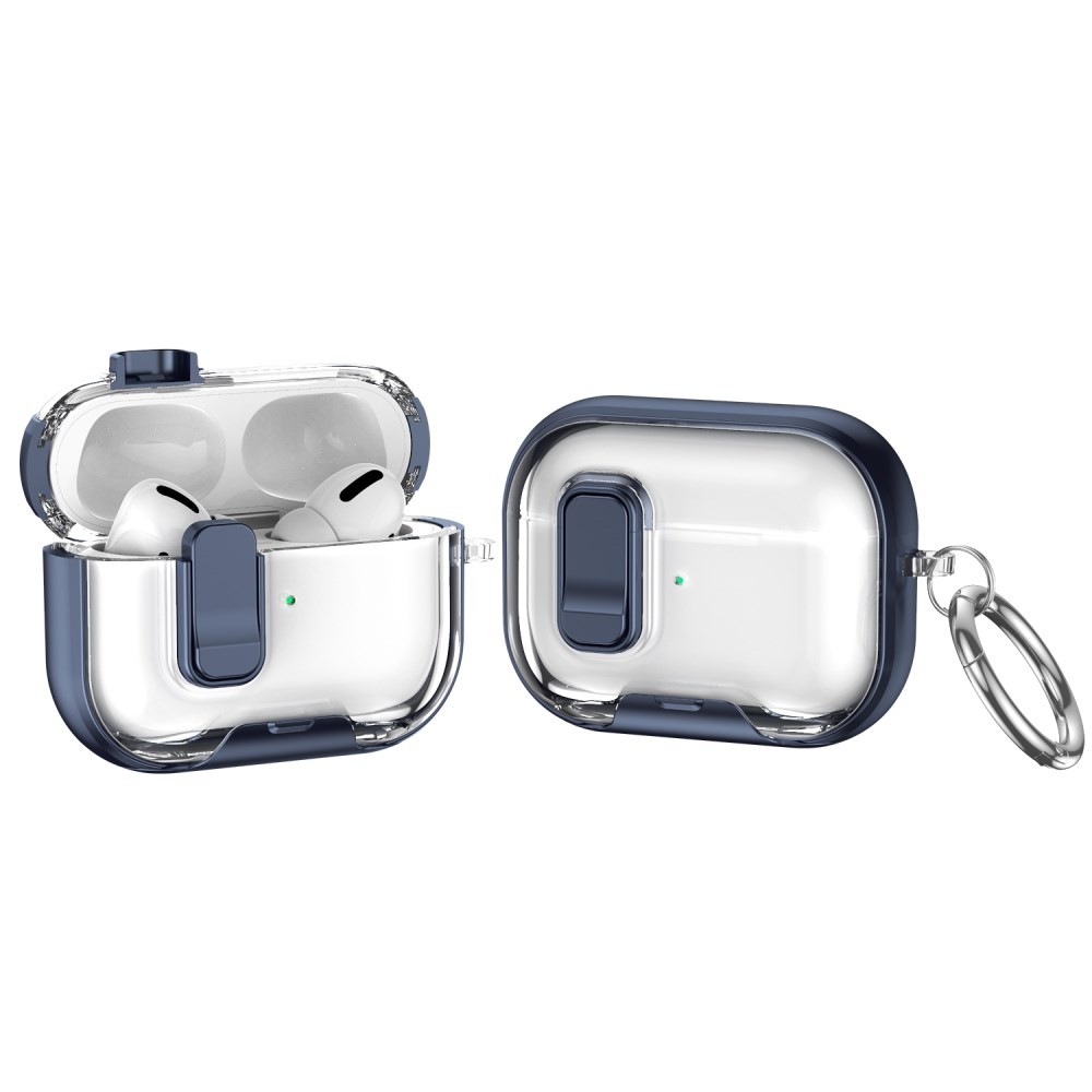 Apple AirPods Pro Θήκη Σιλικόνης με Stand Dark Blue