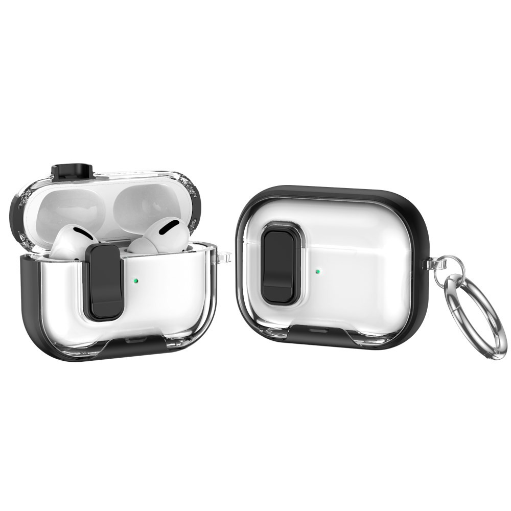 Apple AirPods Pro Θήκη Σιλικόνης με Stand Black