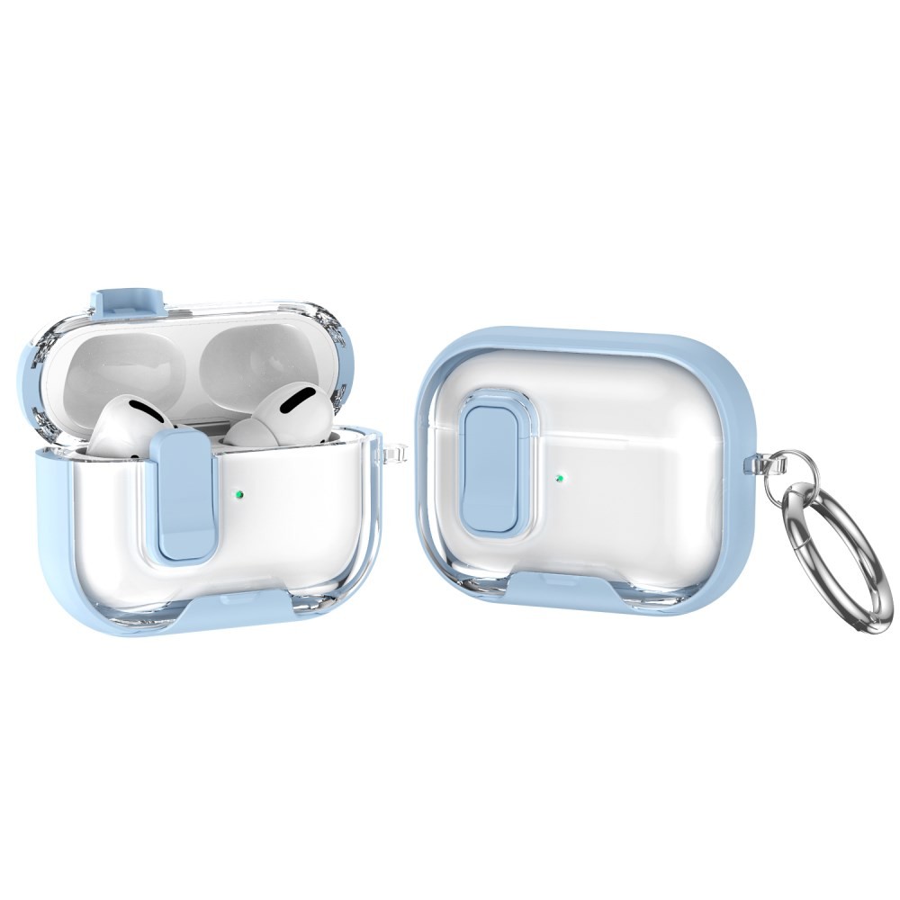 Apple AirPods Pro Θήκη Σιλικόνης με Stand Baby Blue