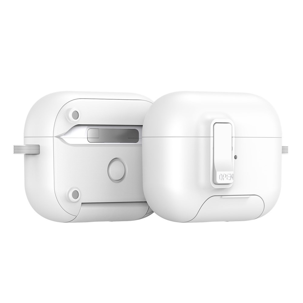 Apple AirPods Pro 2 DUX DUCIS PECQ Σκληρή Θήκη με Stand White