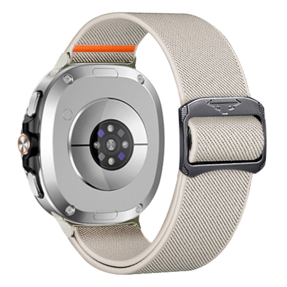 Samsung Galaxy Watch 8 - 40mm/44 mm /Watch  8 classic - 46mm Λουράκι απο Nylon Beige